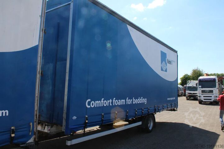 Schiebeplane MAN TGL 8.210 + TRAILER + SLEEPCAB COMBI