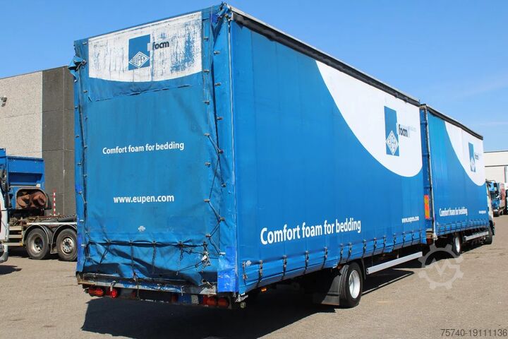 Schiebeplane MAN TGL 8.210 + TRAILER + SLEEPCAB COMBI