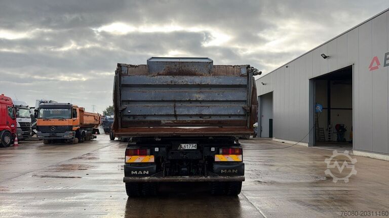 3-way tipper MAN 41.414 (BIG AXLES / 41 TONS / GRAND PONT / LAME...