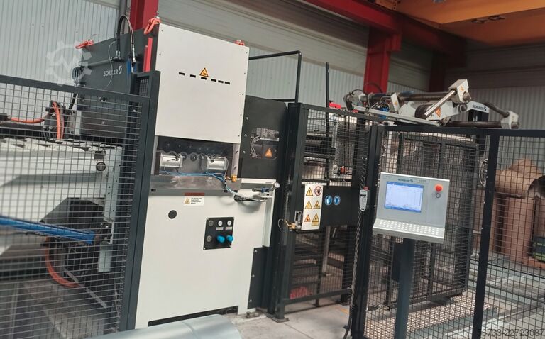 Querteilanlage Querteilanlage mit Stanzaggregat SCHULER 1500 x 0,6 - 5,0 mm