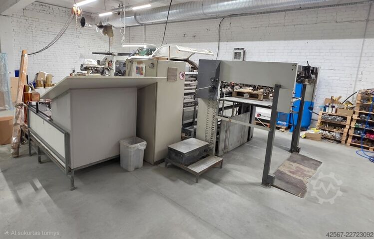 Buchdruckmaschine Bobst Autoplaten SP 1260E ht foil 