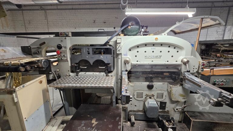 Buchdruckmaschine Bobst Autoplaten SP 1260E ht foil 