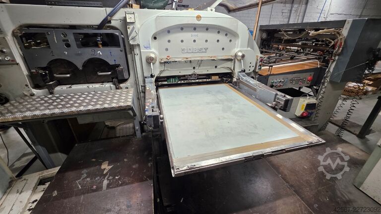 Buchdruckmaschine Bobst Autoplaten SP 1260E ht foil 