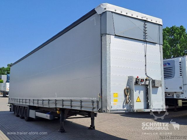 Auflieger mit Pritsche & Plane Schmitz Cargobull Curtainsider Mega Getränke