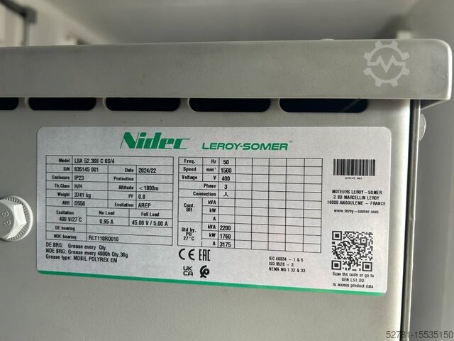 Aggregat Perkins 4016-TAG2A - 2.200 kVA Generator - DPX-19826