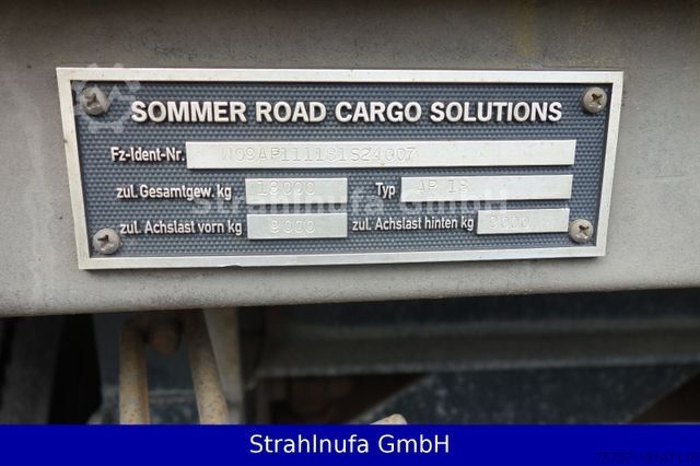 Anhänger mit Pritsche & Plane SOMMER AP 18