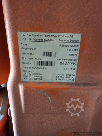 Industrieroboter ABB IRB 6400 RM2000