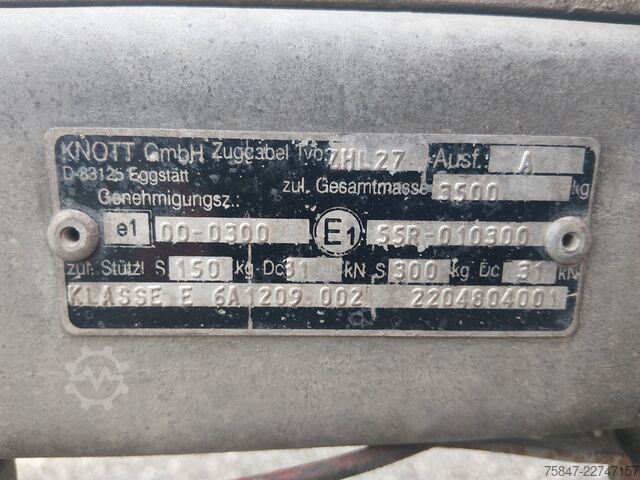 Tieflader Anhänger Weijer Tohaco MA235/4518