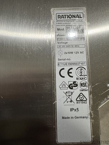 UltraVent Haube Rational UV 61/101 E