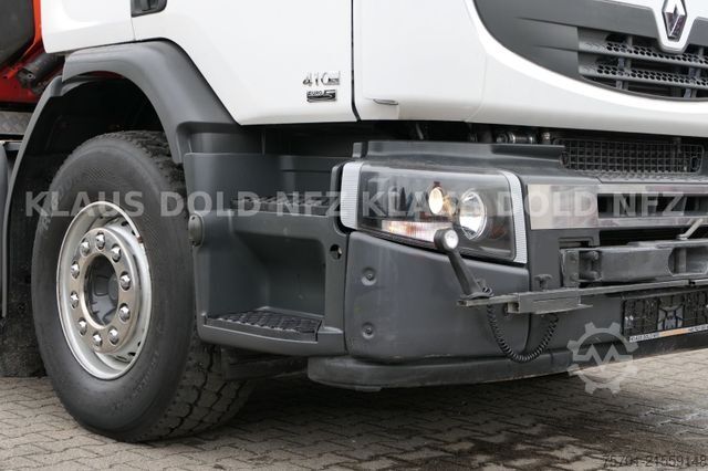 Three-sided tipper truck RENAULT Lander 410 Kipper Kran Palfinger Funk Retarder