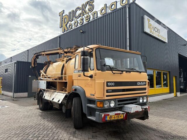 Vacuum truck DAF 1900 + BEKKER COMBI SYSTEM + EURO 1 + LOW KM + ...
