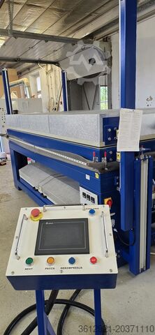 Vakuum-/Membranpresse für Mineralwerkstoff Artex TVG Special