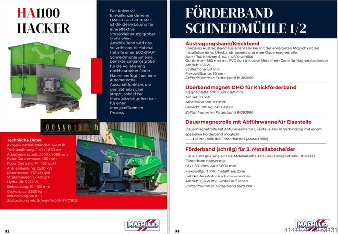 Pelletpresse / Pelletieranlage / Pellets EcoKraft LP22