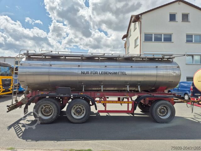 Tanker truck Fabr. Haas Heinrich - Edelstahltankaufbau - 5 Kammern (5140 1320 3030 2020 6060 ) = 17.570 Gesamtvolumen