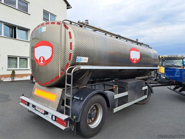 Tankanhänger  Schwarte Edelstahltankanhänger 15500 l ISOLIERT