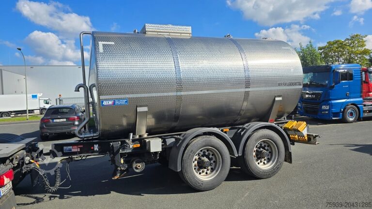 Tankanhänger  Tandemanhänger - Edelstahl - 13000 l - Isoliert