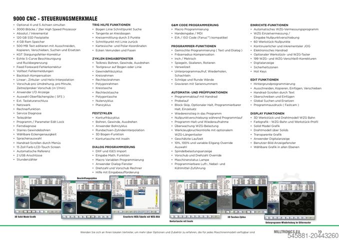 Bearbeitungszentrum HURCO - Milltronics VM-4020-GP Neumaschine