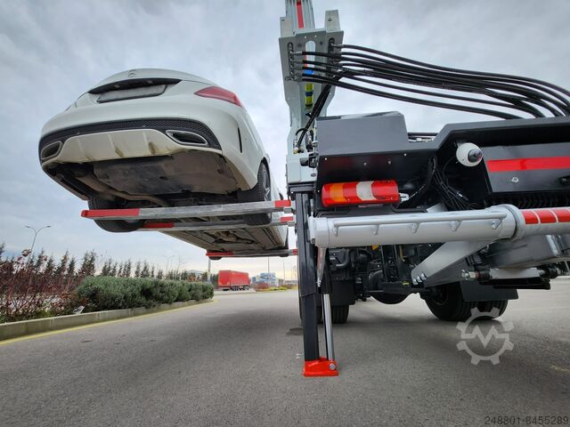 Wrecker Mercedes-Benz Atego 1621 - Eurolift/Seidenlader - schnellster und sicherster Anschleppwagen der Welt