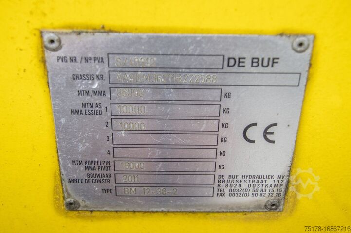 Mixer DE BUF BETON MIXER/MALAXEUR/MISCHER-12M3