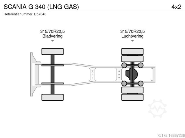 Standard-SZM SCANIA G 340 (LNG GAS)