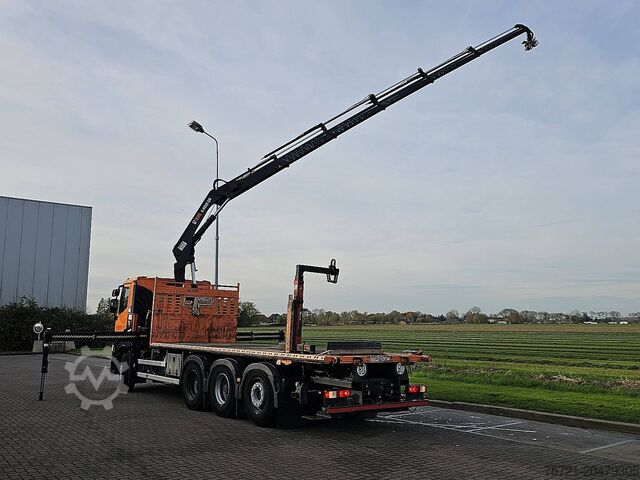 Platform trailer RENAULT C 430 HIAB 228 E5