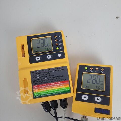 Kunshan Radiant Innovation ZG10U Wall Mount co2 Monitor with reciever Kunshan Radiant Innovation ZG10U