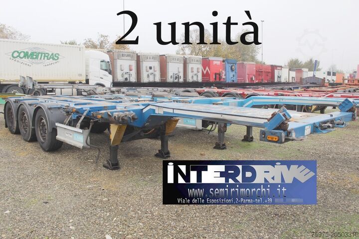 Wechselkoffer-Sattelauflieger dtec semirimorchi portacontainer allungabili