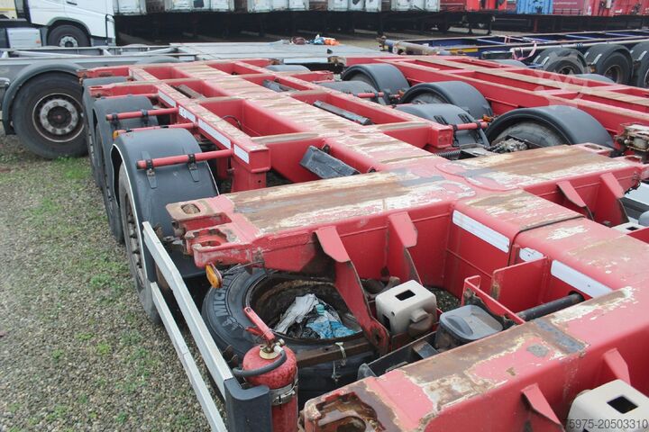 Wechselkoffer-Sattelauflieger dtec semirimorchi portacontainer allungabili