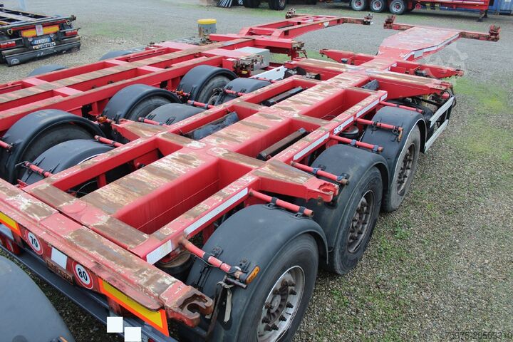 Wechselkoffer-Sattelauflieger dtec semirimorchi portacontainer allungabili