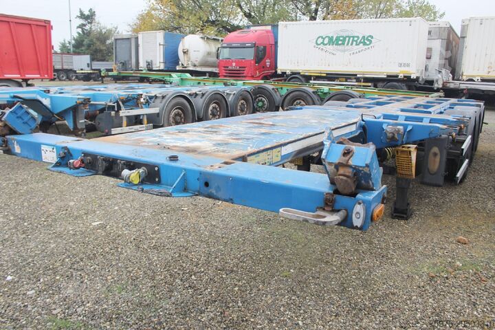 Wechselkoffer-Sattelauflieger dtec semirimorchi portacontainer allungabili