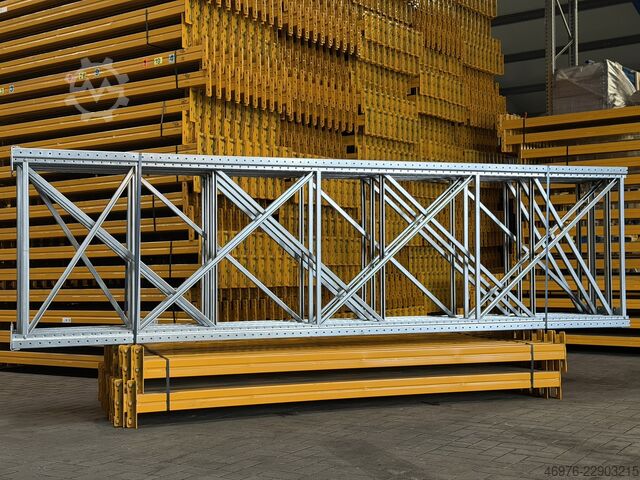 Länge: 14,01 lfm. / St. 3800x1100mm META (Thyssen) Multipal S Palettenregalanlage Regalanlage Regal