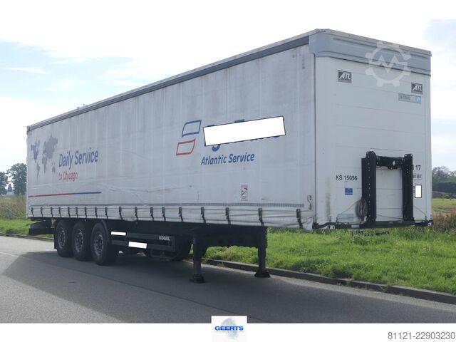 Schiebeplanen Kögel S 24-1 | Tautliner + Sliding roof | (1) Lift Ax...