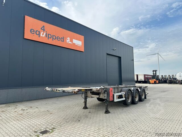 Containertransport Van Hool 20FT/30FT ADR CHASSIS / galvanized / BPW DRUM /...