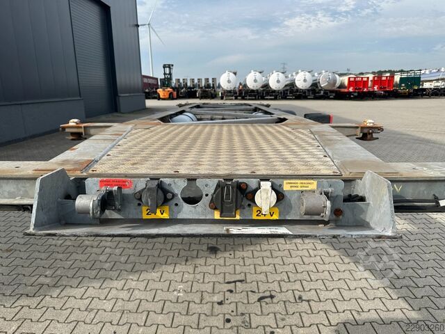 Containertransport Van Hool 20FT/30FT ADR CHASSIS / galvanized / BPW DRUM /...