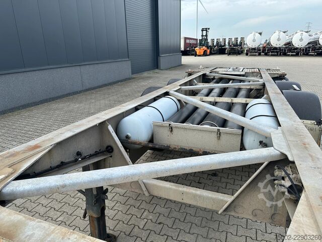 Containertransport Van Hool 20FT/30FT ADR CHASSIS / galvanized / BPW DRUM /...