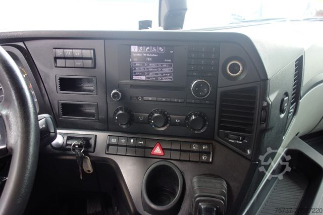 Box truck MERCEDES-BENZ Antos 1843 L+Spier ZGL Tandem Koffer Anhänger