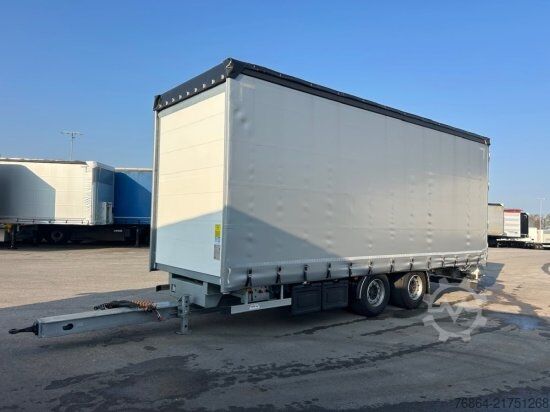 Flatbed truck with tarp MAN TGX 26.480 6X2, PRITSCHE-PLANE JUMBO-ZUG, H&W TANDEM