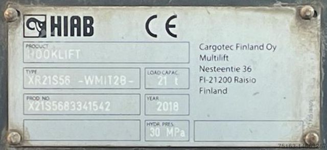 Roll-off tipper truck VOLVO FH 500 6x2 Abrollkipper Funkfernbedienung