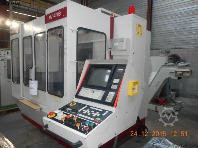 Vertical machining center WILLEMIN MACODEL W 418