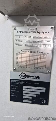 Hydraulic press EUROMETAL PH-160 T