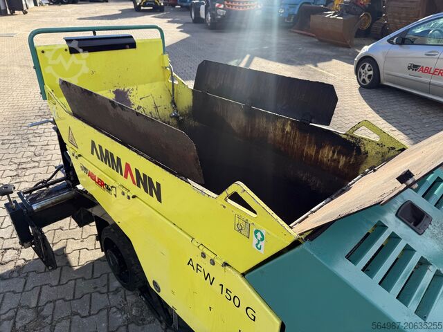 Asphalt paver Ammann AFW 150 G Asphaltfertiger Verbreiterung