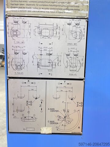 Universal machining center Mazak VARIAXIS 500-5X