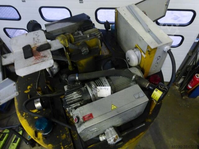 Vacuum lifting device for paper rolls; vacuum lifter for the paper industry, vacuum pump, vacuum com NAGRON AEROLIFT - RIETSCHLE R96-20 - VCE 100
