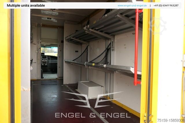 Transporter mit Koffer iveco Daily 35 S11 C30C AUTOMATIK KAMERA MAXI Regale DURCHGANG