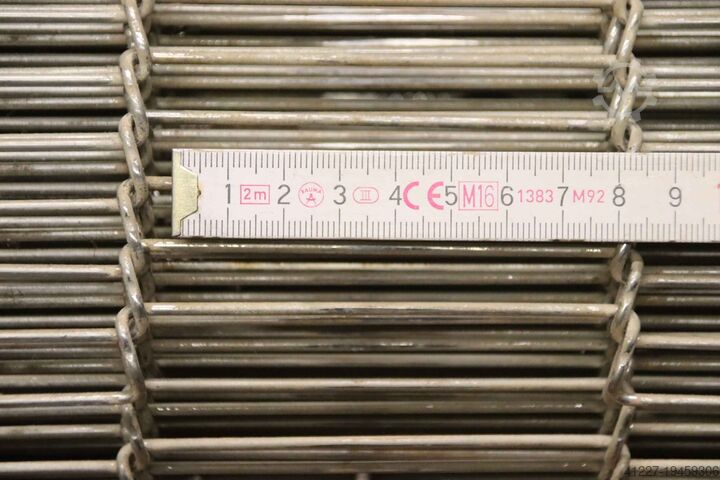 Conveyor belt link belt stainless steel unbekannt 650 x 9500 mm