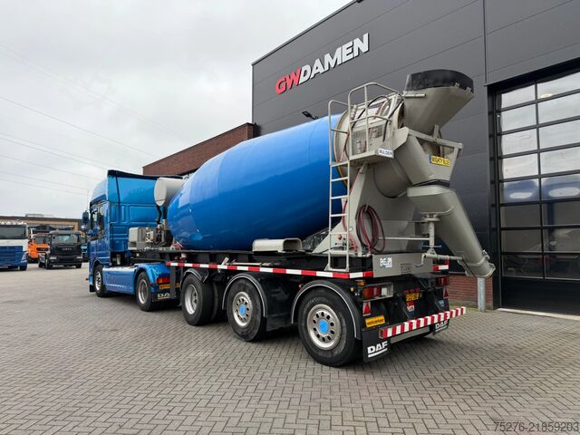 Standard-SZM DAF XF 105 460 + Mixeroplegger 14 M3 met Motor