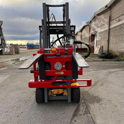 Front loader with rotary frame for fork tines Jungheinrich EFG 320