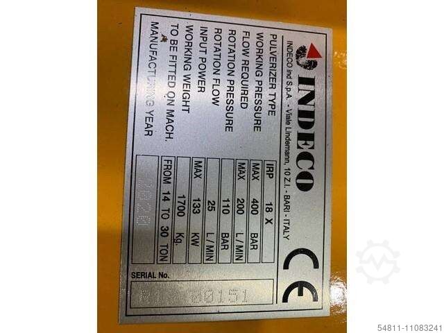 Brechanlage Sonstige/Other Indeco IRP 18X