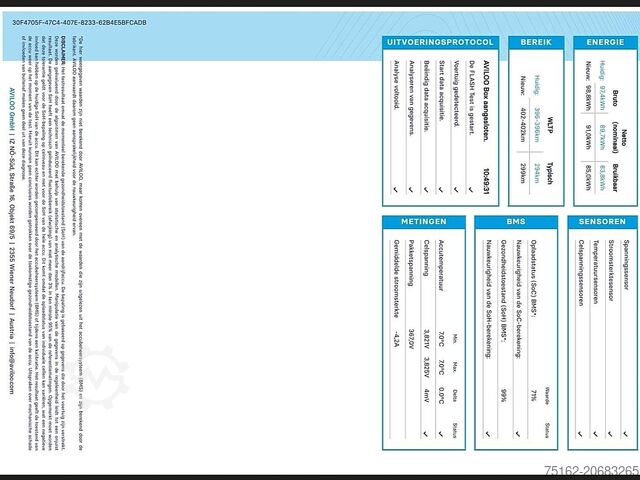 High-roof van FORD E-TRANSIT L4H3 Maxi 75 kWh