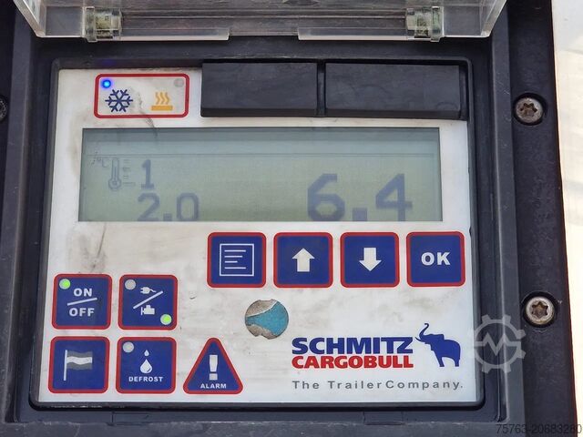 Kühl-/Tiefkühltransport Schmitz Cargobull SCB*S3B - Frigo Schmitz - Hooks/Rohrbahnen/Vlee...